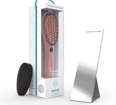 DAFNI Rose Gold Hair Straightening Brush Review