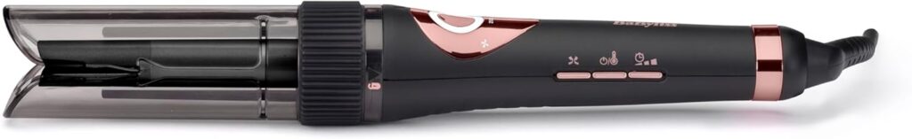 BaByliss Curl Secret Lite - Automatic Hair Curler, Easy Fast Hair Styling, 5 Heat Settings up to 210° - Black Rose Gold, C1031U BaByliss Curl Secret Lite - Automatic Hair Curler, Easy Fast Hair Styling, 5 Heat Settings up to 210° - Black Rose Gold, C1031U