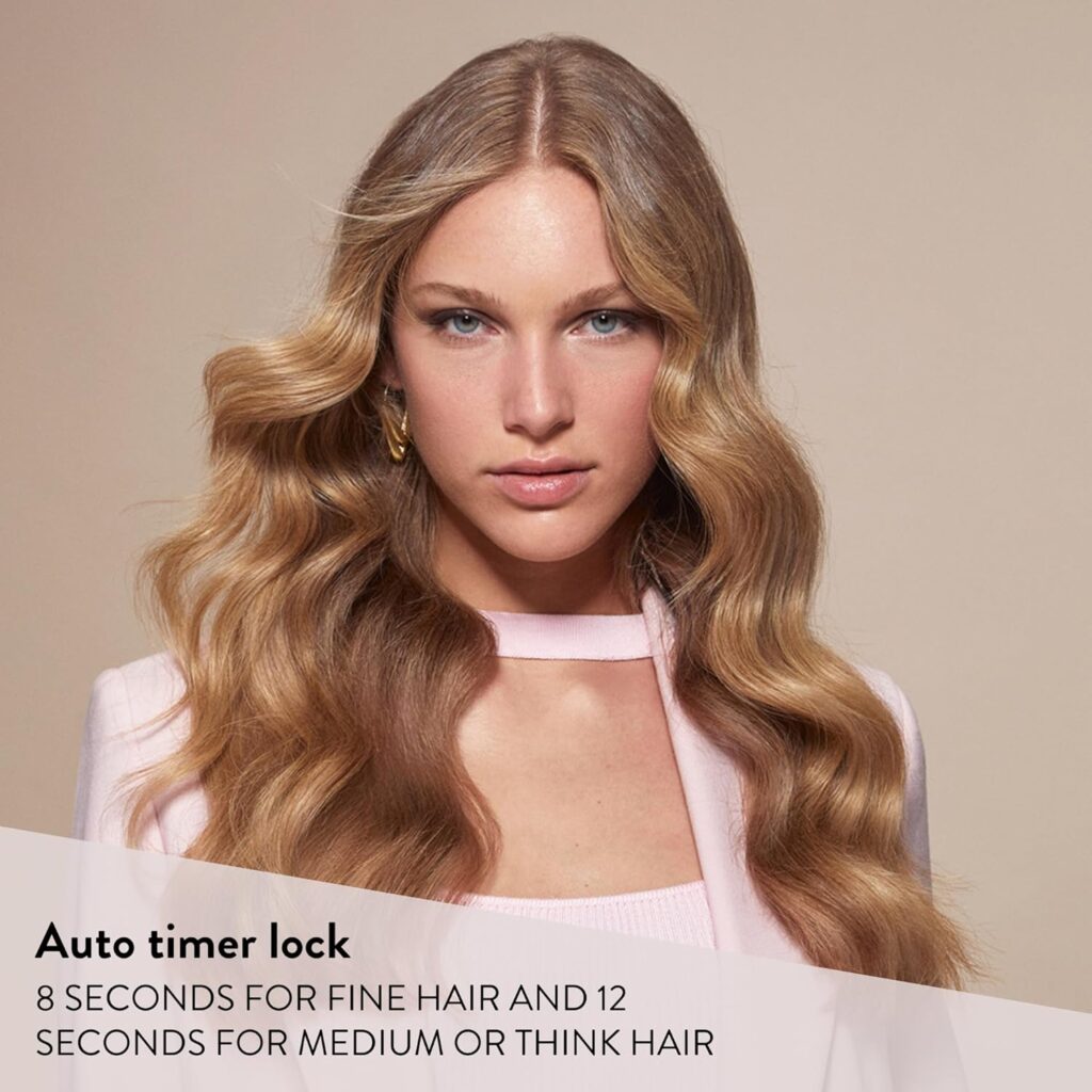 Bellissima Glam Waves Curling Wand – Ceramic Coating, 25mm Barrel for Soft Waves  Natural Curls, Fast Heat-Up, Adjustable Temperature, Perfect for Long  Short Hair, Professional Styling Tool