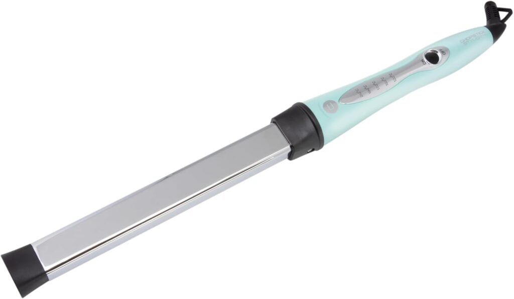 CHOPSTICK STYLER Mischief, Professional Curling Wand, 5 Variable Temperatures, 18x25x180mm Extra Thick Extra Long Length Rectangular Titanium Barrel Long Lasting Voluminous, Big, Bouncy, Beach Curls