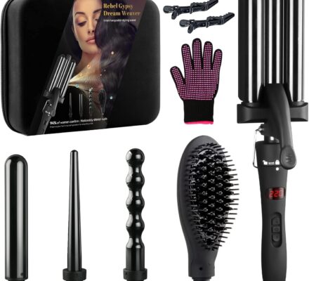 WeChip 5-in-1 Curling Wand Set review