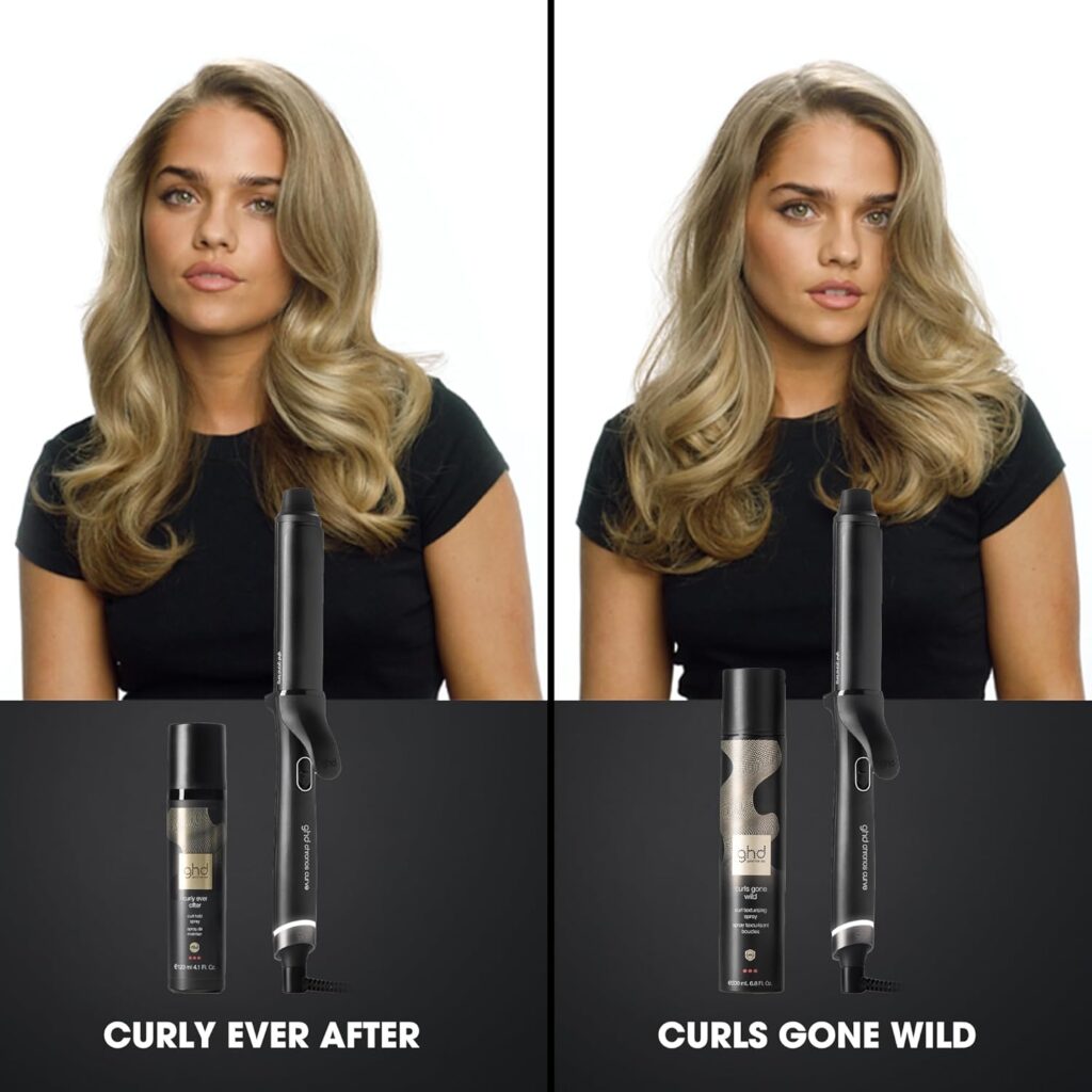 ghd Chronos Curve Hair Curling Tongs, Curls and Waves That Last All Day, for Fast, Easy, Frizz Free Curls, no Extreme Heat Damage, UK Plug ghd Chronos Curve Hair Curling Tongs, Curls and Waves That Last All Day, for Fast, Easy, Frizz Free Curls, no Extreme Heat Damage, UK Plug