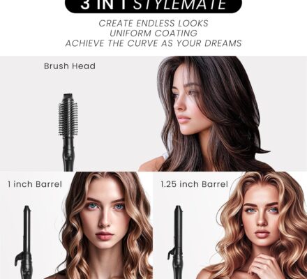 GLAMUP 3-in-1 Rotating Curling Iron review