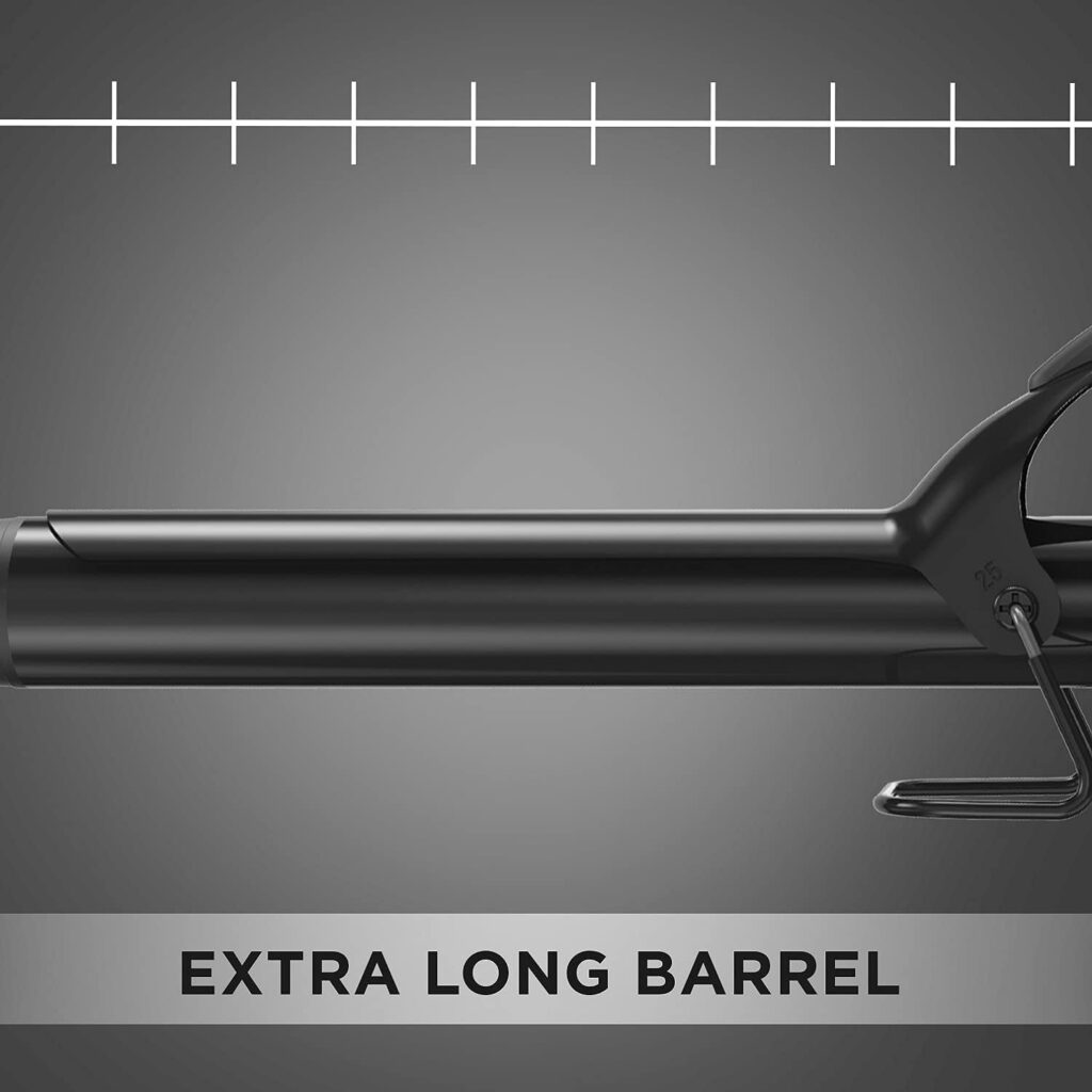 Wahl Pro Shine tong - 25mm Curling Barrel, Variable Heat Control, Ceramic-Coated and Keratin-Infused Barrel, Extra-Long Barrel, 360°C Rotating Cool Tip, for Long Lasting, Voluminous Curls