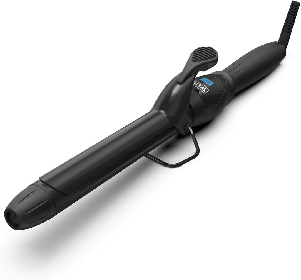 Wahl Pro Shine tong - 25mm Curling Barrel, Variable Heat Control, Ceramic-Coated and Keratin-Infused Barrel, Extra-Long Barrel, 360°C Rotating Cool Tip, for Long Lasting, Voluminous Curls
