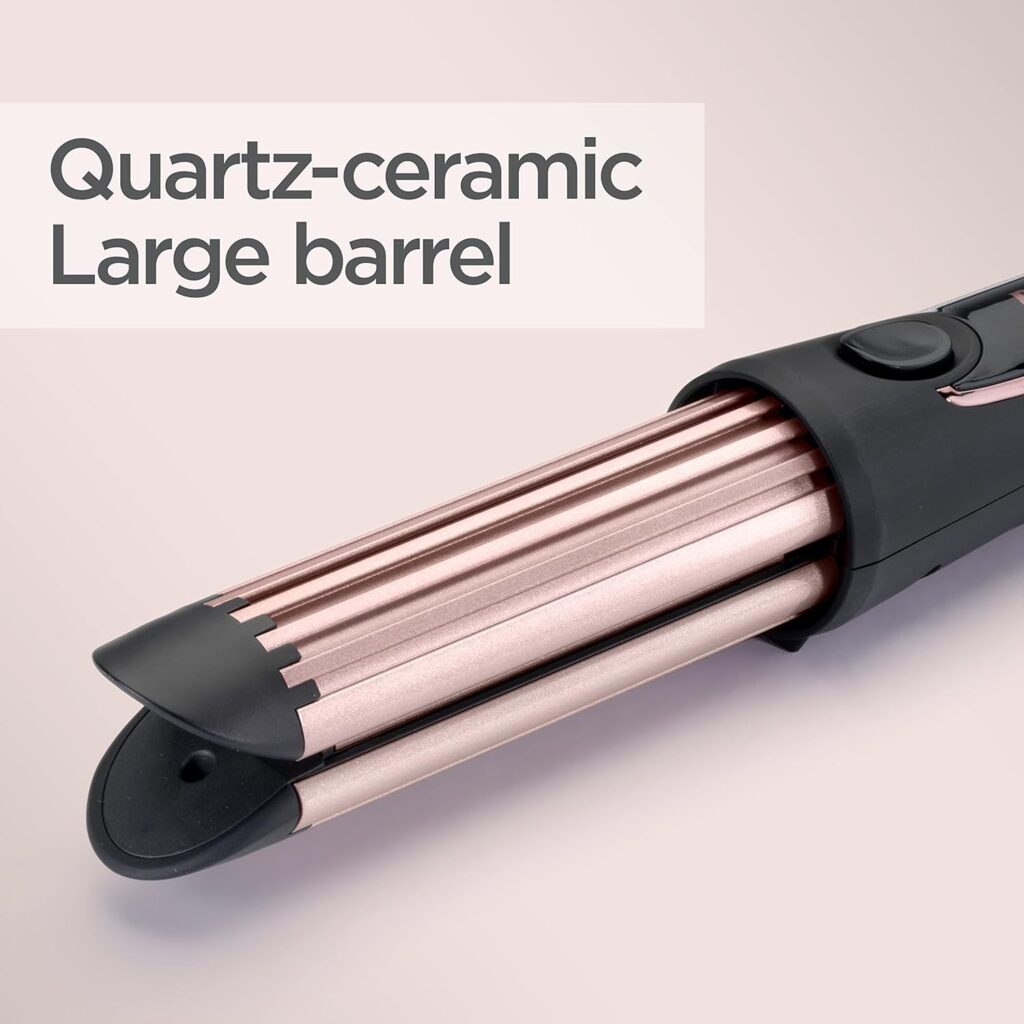 BaByliss Curl Styler Luxe, 36mm Split-Barrel, Cool-air Technology, Easy, Long Lasting Curls