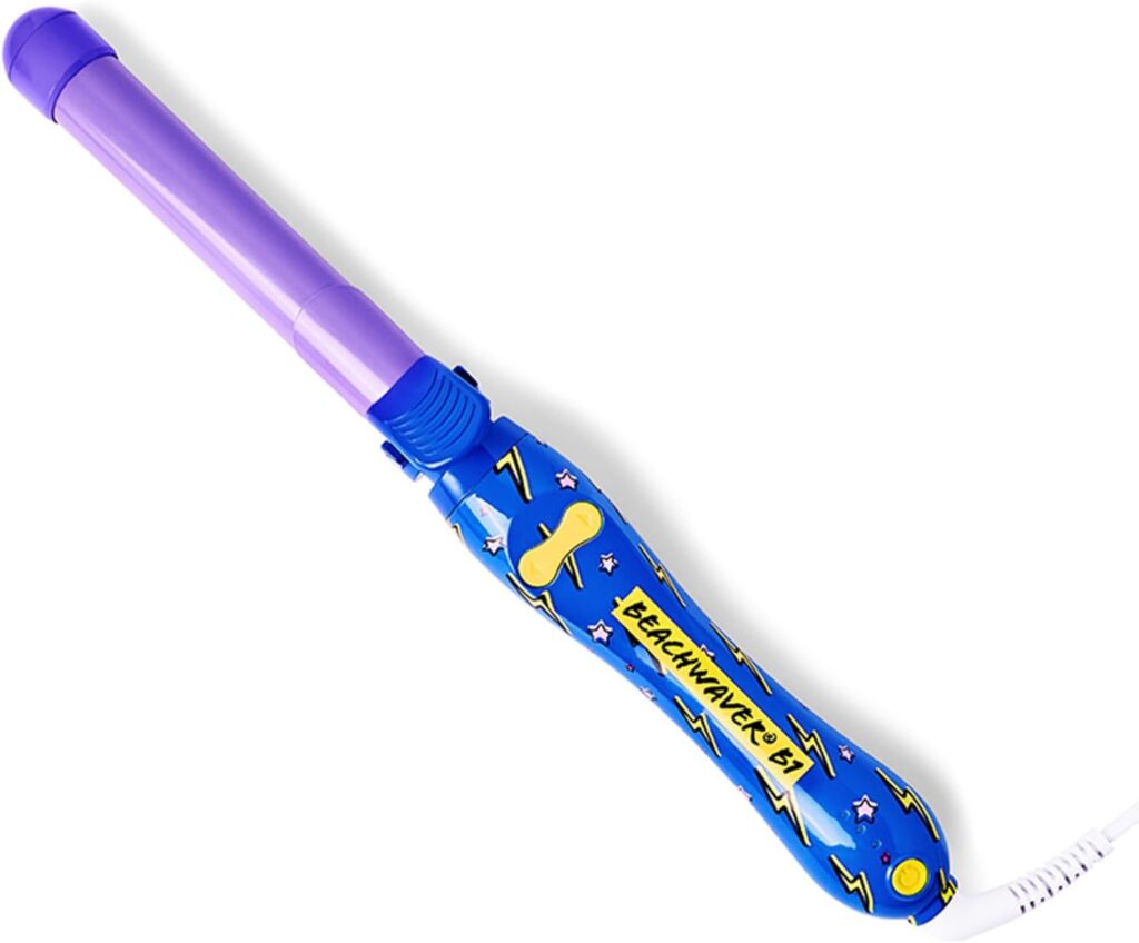 Beachwaver Malibu Sunrise B1 Rotating Curling Iron | 1 inch (2.54 cm) Barrel for All Hair Types | Automatic Curling Iron | Easy-to-use Curling Wand | Long-Lasting, Salon-Quality Curls and Waves