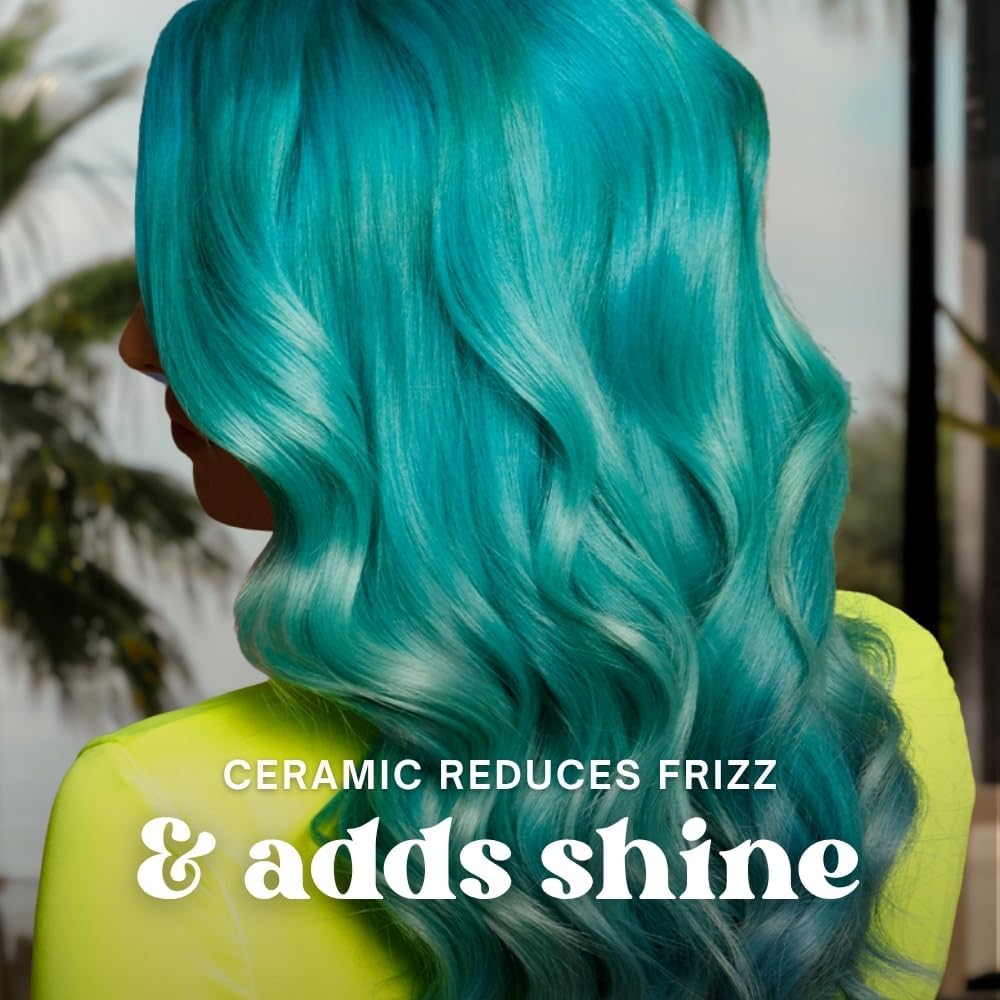 Beachwaver Malibu Sunrise B1 Rotating Curling Iron | 1 inch (2.54 cm) Barrel for All Hair Types | Automatic Curling Iron | Easy-to-use Curling Wand | Long-Lasting, Salon-Quality Curls and Waves