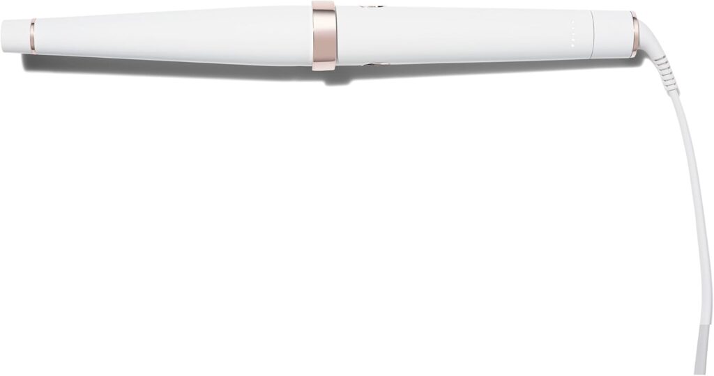 T3 SinglePass Wave 32 mm-19 mm Professional Tapered Styling Wand with 5 Heat Settings and Custom Blend Ceramic Barrel for Shiny, Long-Lasting Waves