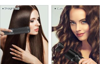 Hair Straightener Brush Ionic Straightening Comb review
