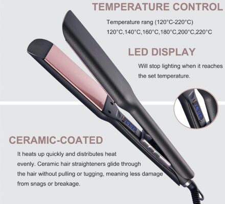 5.7cm Ceramic Wide Plate Hair Straightener review