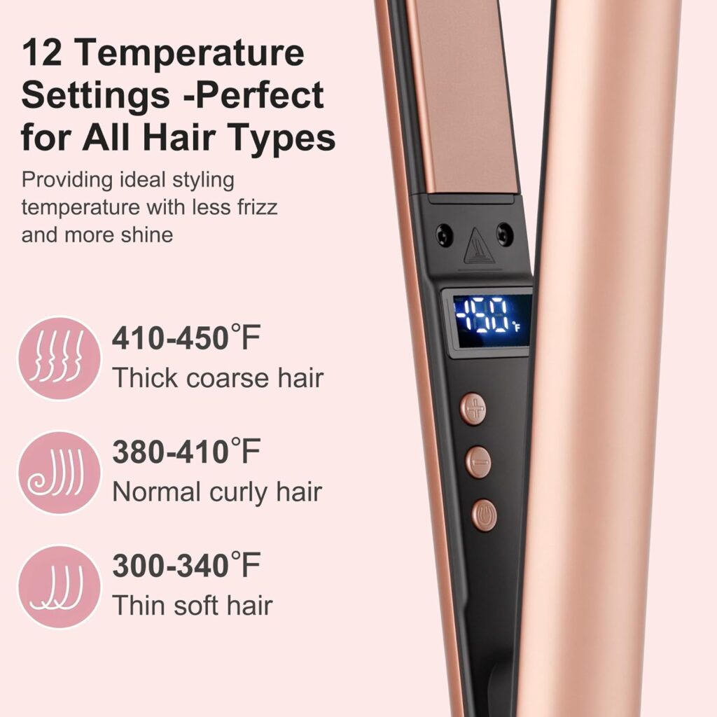 Mini Hair Straightener, Ceramic Small Straighteners for Short Hair, Mini Flat Irons Quick Styling Tool Dual Voltage for Travel Mini Hair Straightener, Ceramic Small Straighteners for Short Hair, Mini Flat Irons Quick Styling Tool Dual Voltage for Travel