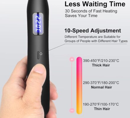 Mini Hair Straightener Black review