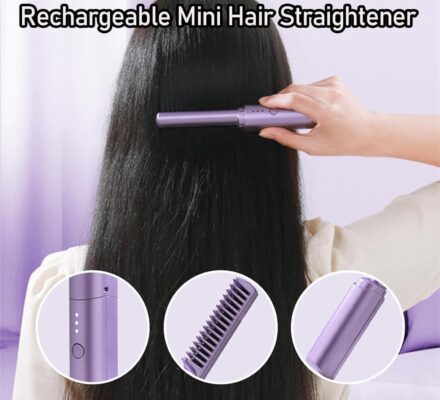 Rechargeable Mini Hair Straightener Pink review