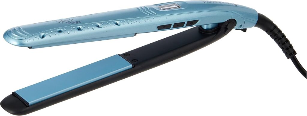 Remington S7300 Wet 2 Straight Ceramic Straightener with Frizz Resist Micro Conditioners