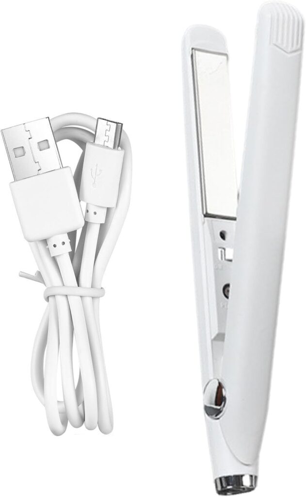 Straightener, 2 In 1 Curling Wand, Hair Straightener Travel, Portable Hair Straightener Hair Straightener With Double Tension For Travel