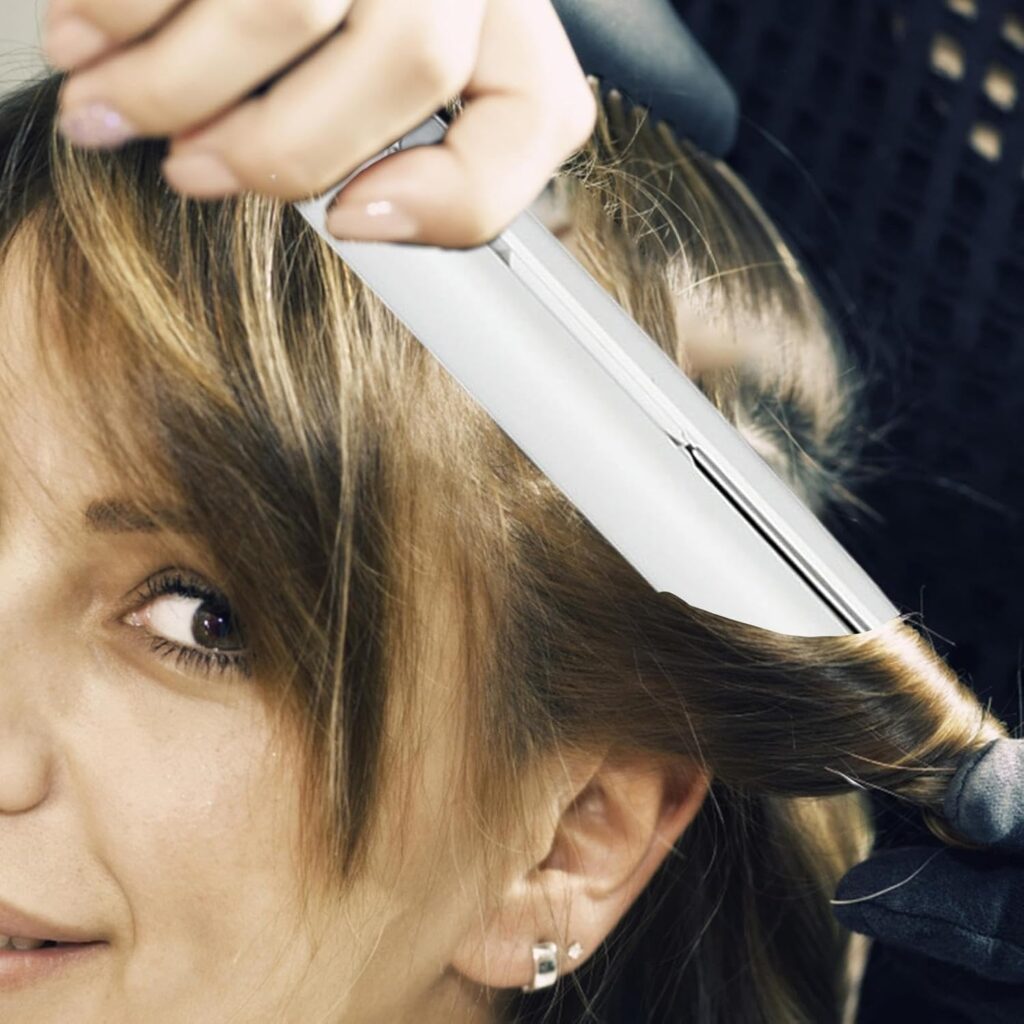 Straightener, 2 In 1 Curling Wand, Hair Straightener Travel, Portable Hair Straightener Hair Straightener With Double Tension For Travel