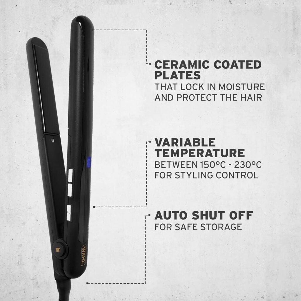 Wahl Afro Hair Straightener, Black