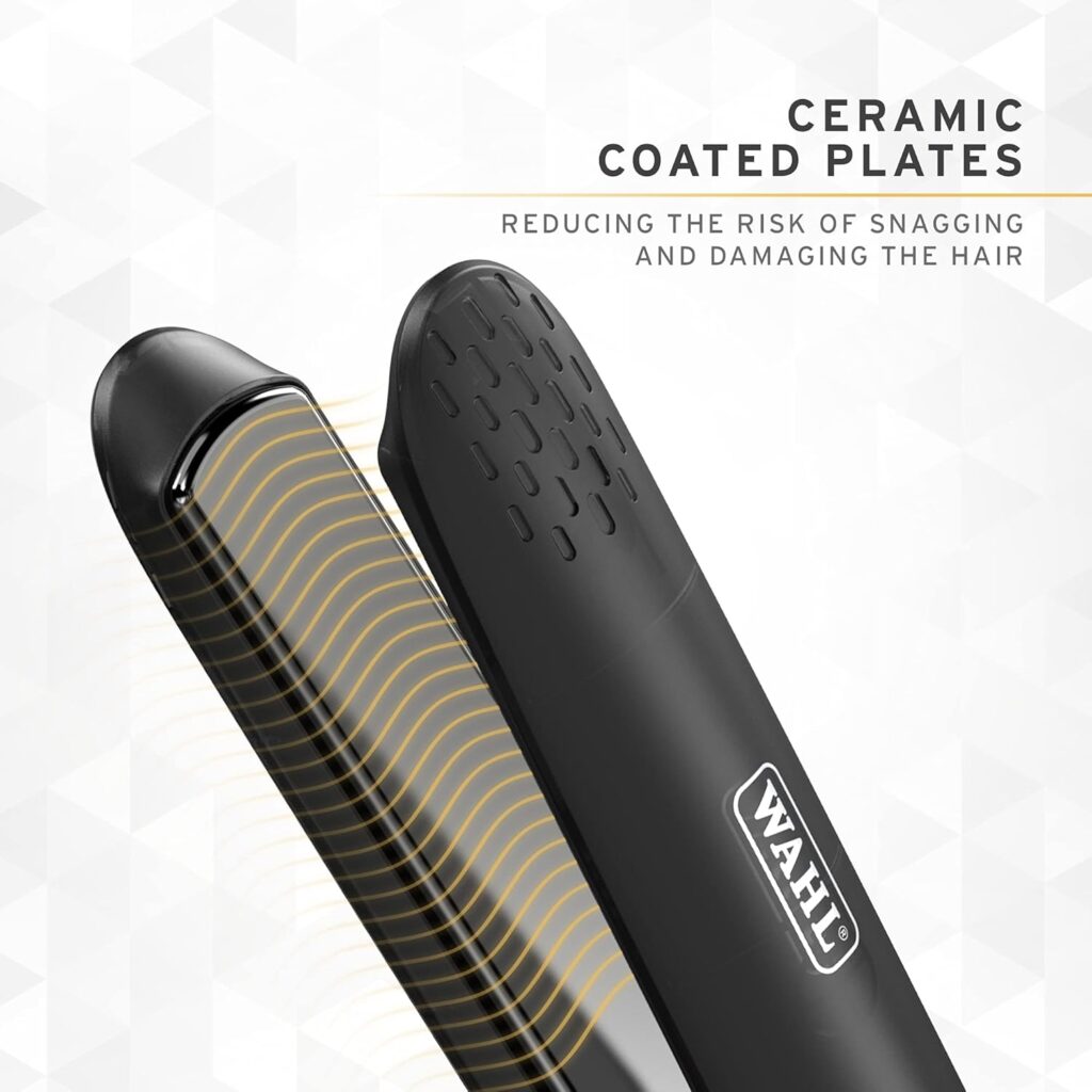 Wahl Pro Glide Straightener, Hair Straighteners, Hair Styling Tools, Adjustable Digital Temperature, 150°C - 210°C, Ultra-Fast Heat Up, Ceramic Coated Plates