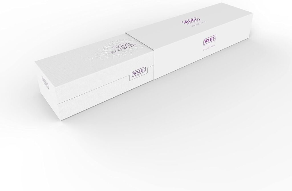 Wahl Style Collection Styling Iron, Contoured Ceramic Plates, Lower Heat to Reduce Heat Damage, Adjustable Digital Temperature Function from 160°C to 210°C, Heats Up and Cools Down Ultra-Fast Wahl Style Collection Styling Iron, Contoured Ceramic Plates, Lower Heat to Reduce Heat Damage, Adjustable Digital Temperature Function from 160°C to 210°C, Heats Up and Cools Down Ultra-Fast