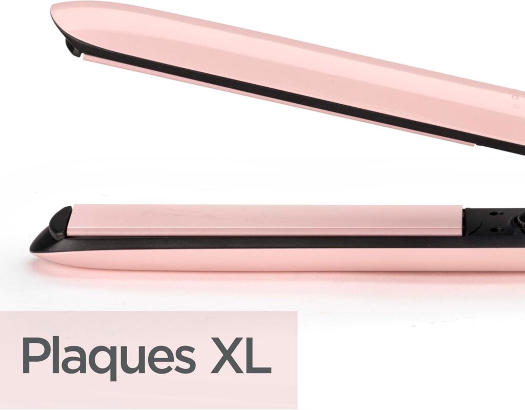 BaByliss Pink Blush 235 Straightener with Extra Long Titanium Ceramic Plates 2498PRE