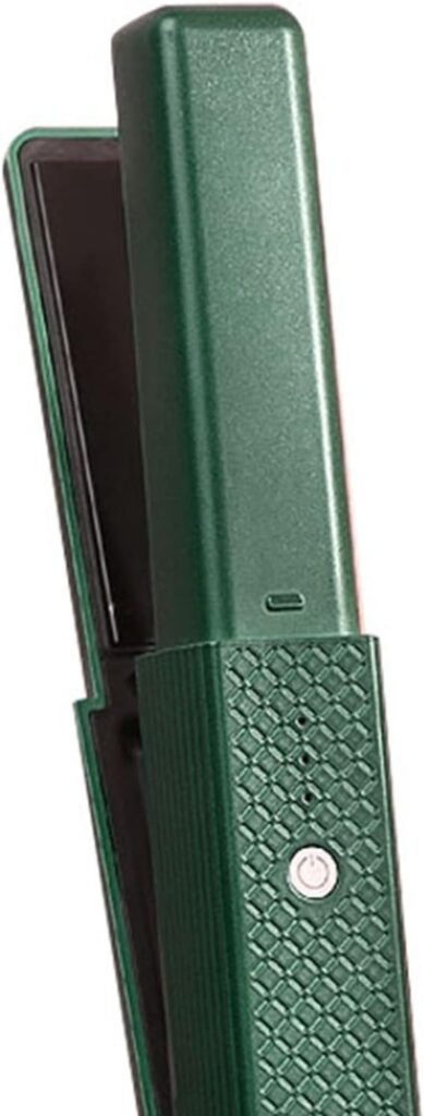 FLEXMAN 2 in 1 Cordless Hair Straightening Curling Flat Iron, Quickly Heating Ceramic Hair Iron, 18W Portable Hair Curl Straightener for Household Travel (2#)