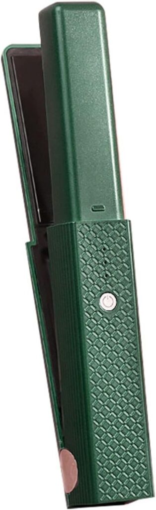 FLEXMAN 2 in 1 Cordless Hair Straightening Curling Flat Iron, Quickly Heating Ceramic Hair Iron, 18W Portable Hair Curl Straightener for Household Travel (2#)