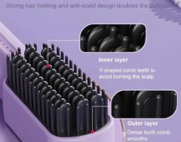 Portable Cordless Mini Hair Straightening Comb 2024 Best Review