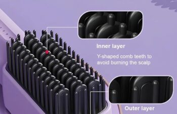 Portable Cordless Mini Hair Straightening Comb 2024 Best Review