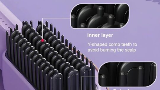 Portable Cordless Mini Hair Straightening Comb 2024 Best Review