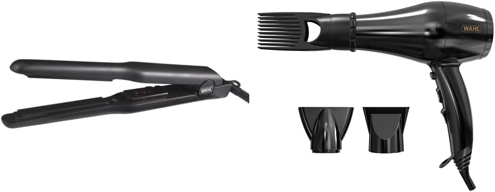 Wahl Pencil Straightener, Gifts for Women, Christmas Gifts, Pencil Thin Plate Straightener  Hairdryer, PowerPik 3000, Dryer for Women